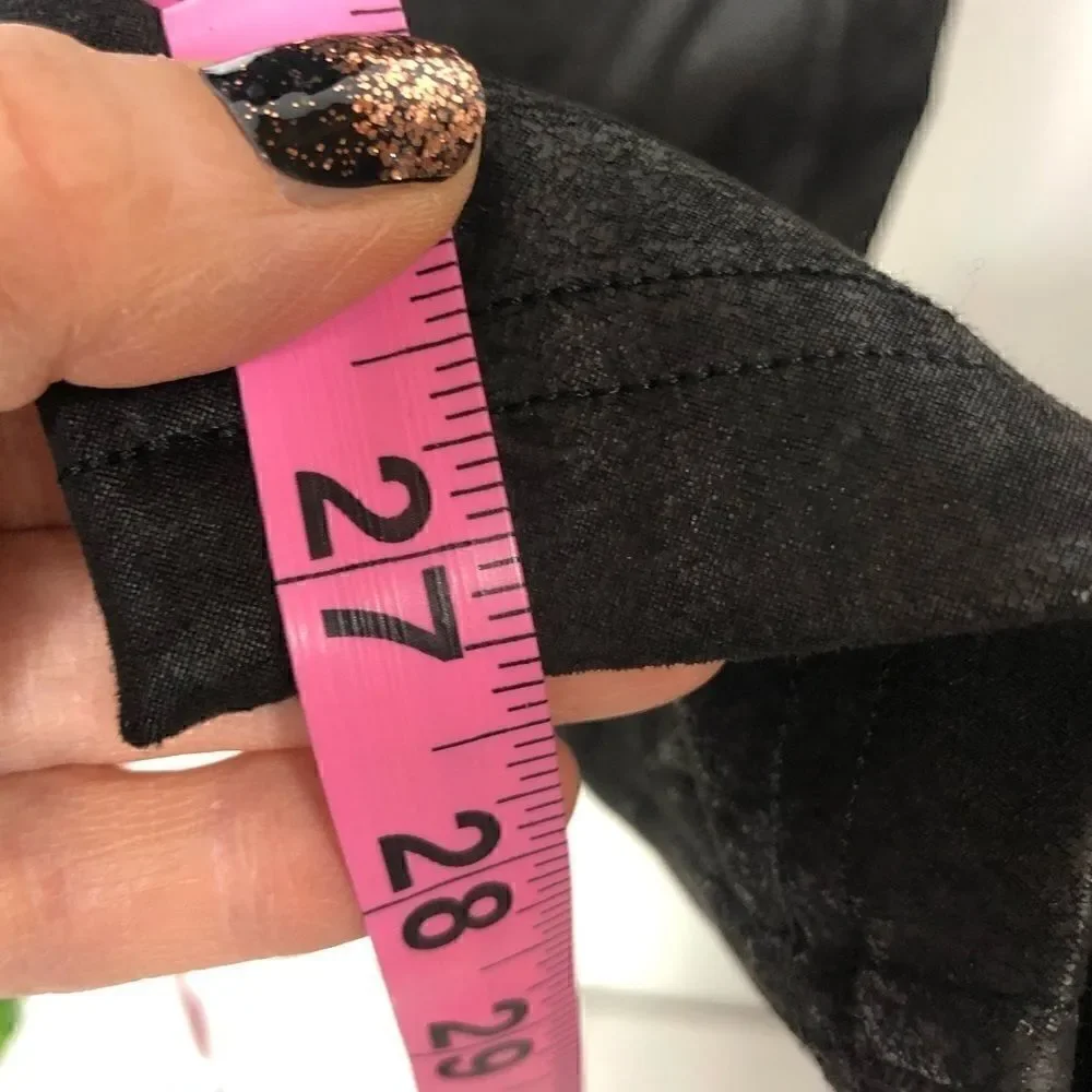 Free People Vegan Suede Black Leggings